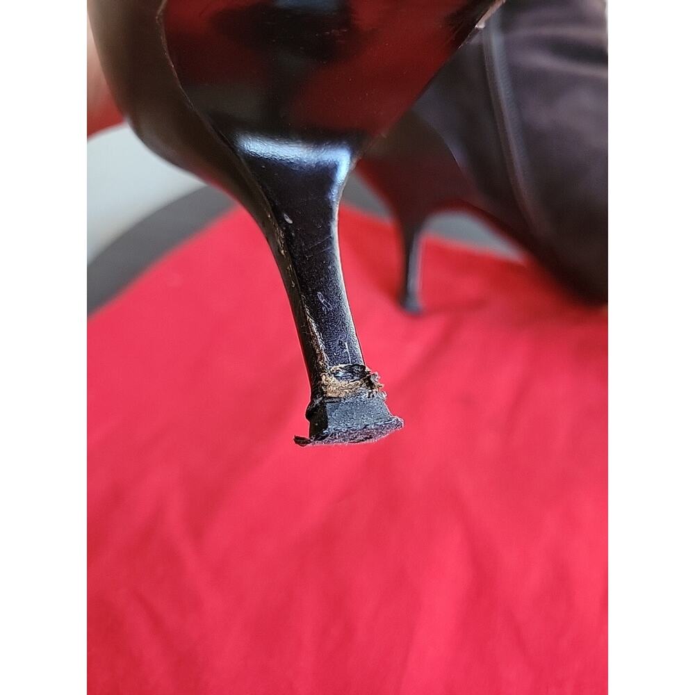 Chocolate suede boots - Picture 9 of 12